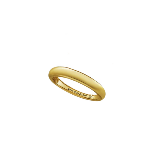 18K Yellow Gold Stacking Band